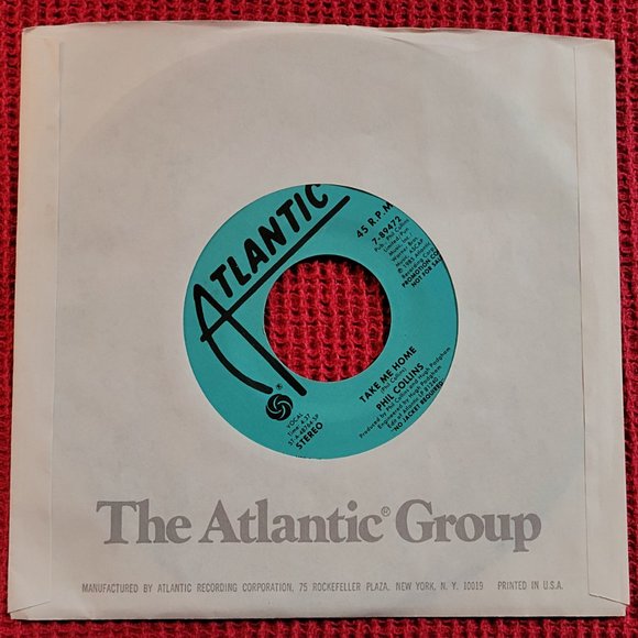 VINYL COLLECTORS -> SET OF 3 RARE Phil Collins PROMO 45s + bonus 45 - Picture 14 of 16